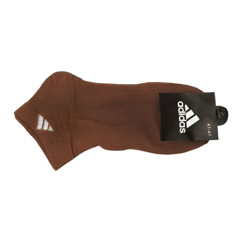 Men's Ankle Socks, Brown, 1-Pair, ADD001