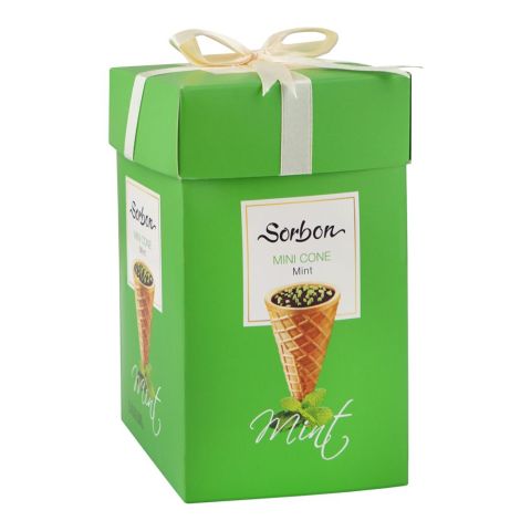 Sorbon Mint Mini Cone, 200g Box