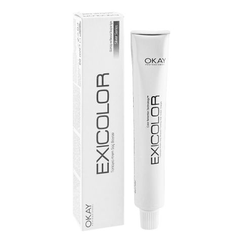 Okay Professional Exicolor Tonning Hair Color Cream, 60ml, Cool Gray