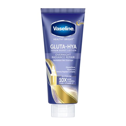 Vaseline Healthy Bright Gluta-Hya Over Night Radaince Repair Serum Burst Lotion, 300ml