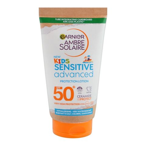 Garnier Ambre Solaire Kids Sensitive Advanced SPF50+ Very High Protection Lotion, 50ml