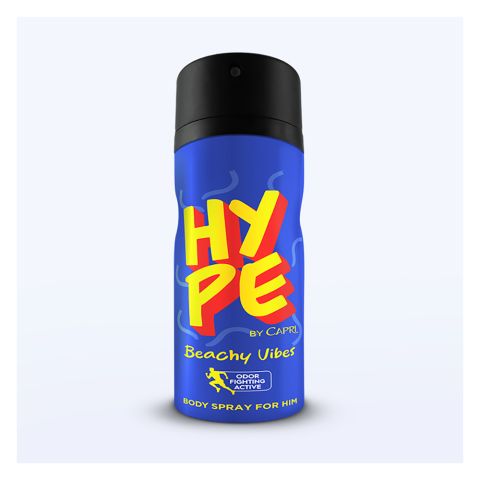 Hype Beachy Vibes Body Spray, For Men, 150ml