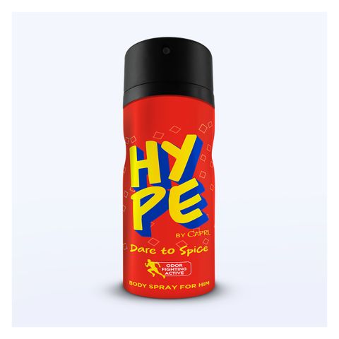 Hype Dare to Spice Body Spray, For Men, 150ml