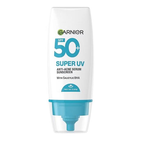 Garnier Acne Prone Skin Salicylic BHA+Air-Lock SPF50+ PA++++ Serum Sunscreen, 30ml