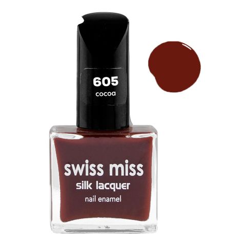Swiss Miss Silk Lacquer Nail Enamel, 605 Cocoa