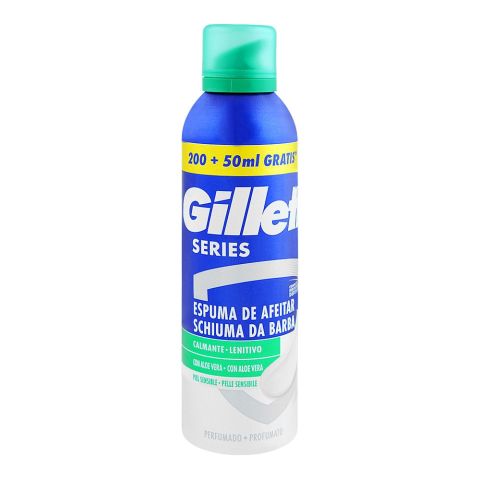 Gillette Series Aloe Vera Perfume Shaving Foam, 250ml