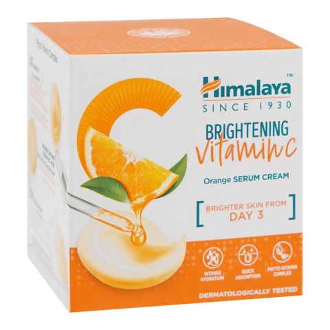 Himalaya Brightening Vitamin C Orange Serum Cream, 50g