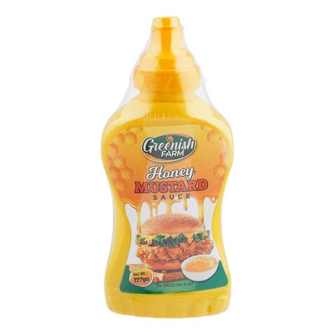 Greenish Farm Honey Mustard Sauce, 227g