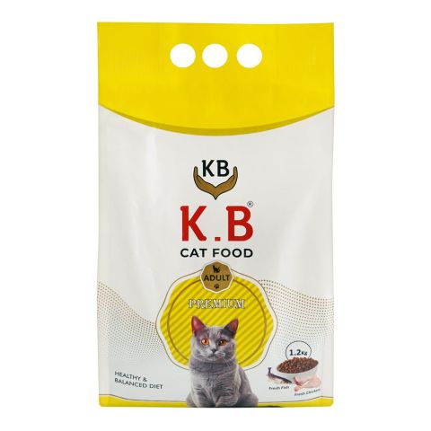 K.B Premium Cat Food 1.2 Kilogram