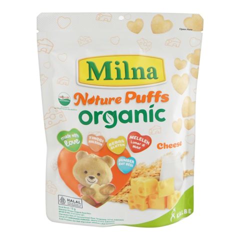 Milna Nature Puffs Organic Cheese, 15g