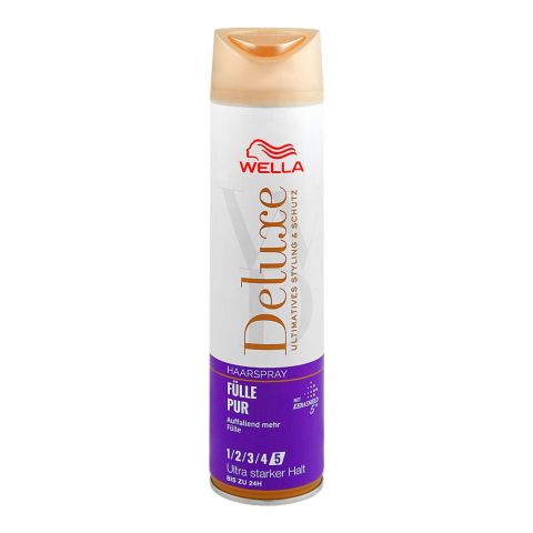 Wella Deluxe Fulle Pur Ultra Strong Hold 5 Hair Spray, 250ml