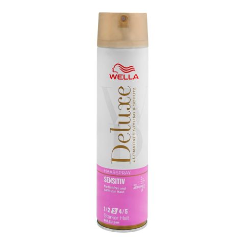 Wella Deluxe Sensitive Strong Hold 3 Hair Spray, 250ml