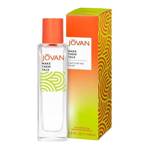 Jovan Make Them Talk Captivating Musk Eau De Parfum, For Men & Women, 100ml