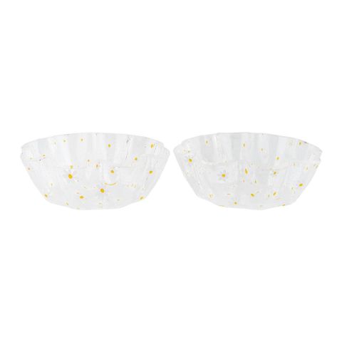Urban Trends Daisy Bowl, Clear