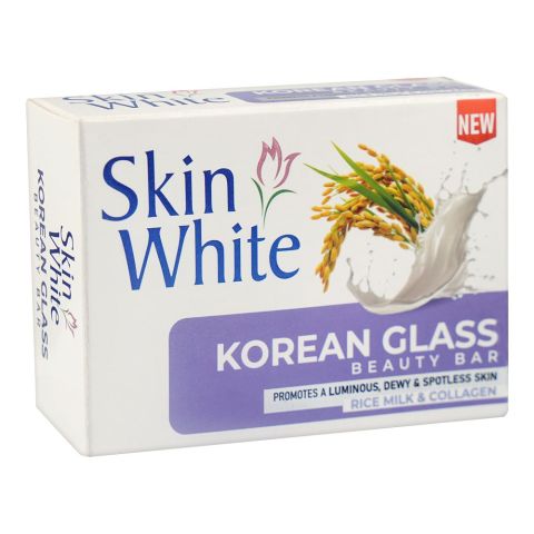 Skin White Korean Glass Beauty Soap, 120g