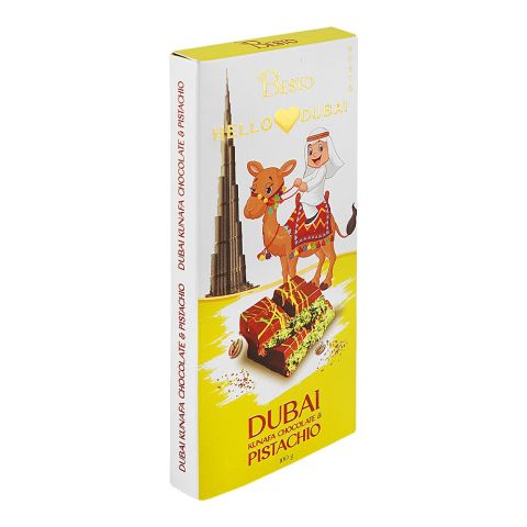 Besto Hello Dubai Kunafa Chocolate & Pistachio, 100g