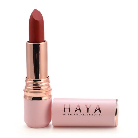 Haya Beauty Matte Velvet Waterproof Lipstick, 05 Candy, 4g