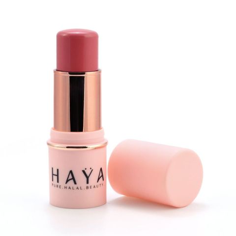 Haya Beauty Multi-Use Waterproof Blush Stick, 03 Sheer Rose, 6.3g