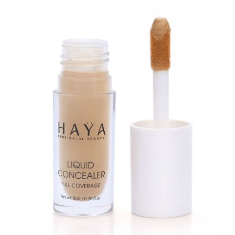 Haya Beauty Full Coverage Liquid Concealer, 03 Vanilla, 6ml