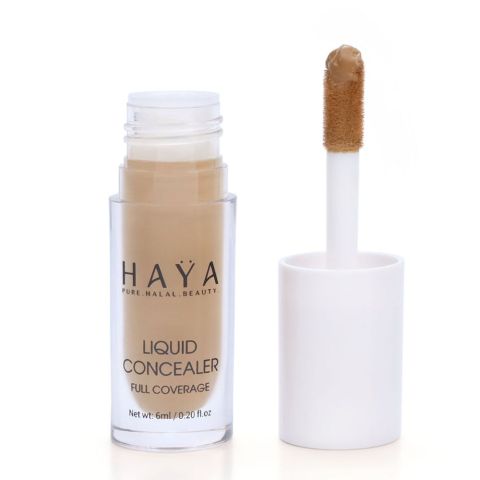 Haya Beauty Full Coverage Liquid Concealer, 04 Honey, 6ml