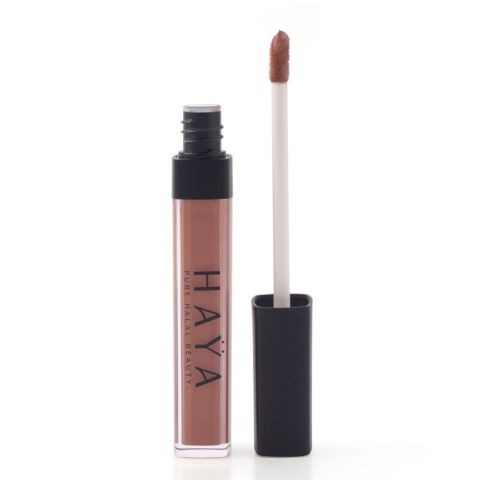 Haya Beauty Matte Liquid Waterproof Lipstick, 03 Tawny Nude, 5g
