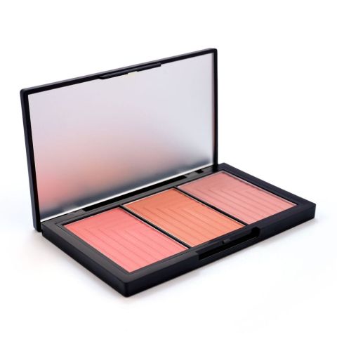Haya Beauty Waterproof Blush Palette, 3-Pack, SHP01