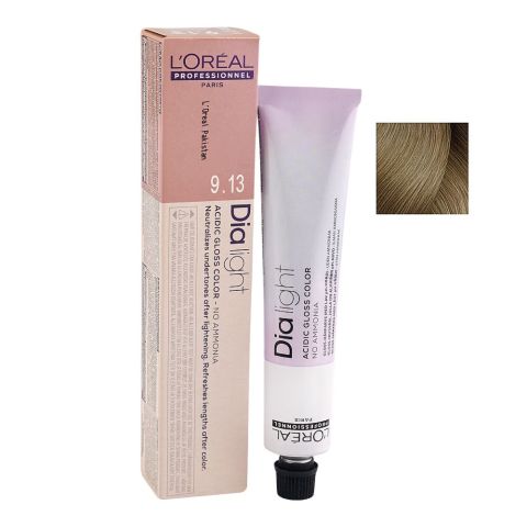 L'Oreal Professionnel Dia Light Hair Colouring Cream, 9.13 Very Light Beige Blonde, 50ml