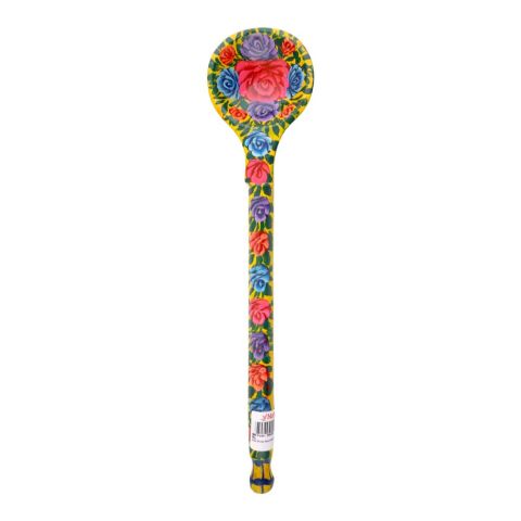 Star Shine Truck Art Hand Painted Spoon, Red