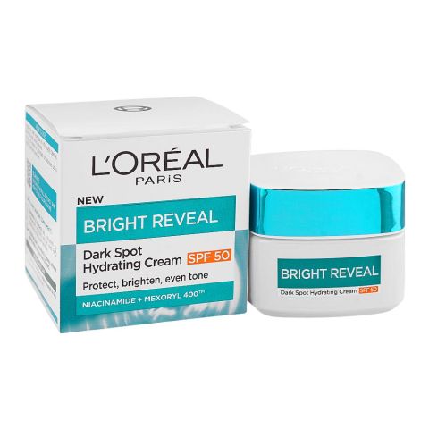 L'Oreal Paris Bright Reveal Dark Spot Niacinamide + Mexoryl 400 Cream SPF50, 50ml