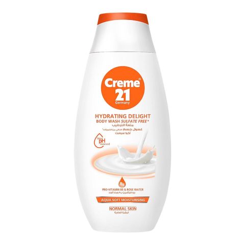 Creme 21 Hydrating Delight Sulfate Free Aqua Soft Moisturising Body Wash, 250ml