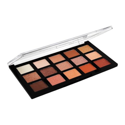 L.A. Girl Pro Neutrals Eyeshadow Palette, GES226 Pro-Neutrals, 15-Pack