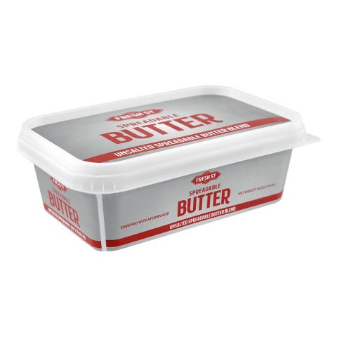 Fresh St! Unsalted Spreadable Butter, 250ml