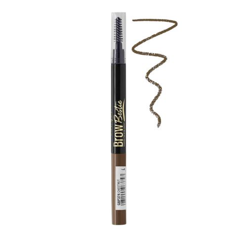 L.A. Girl Brow Bestie Auto Pencil With Spoolie, GBP374 Chestnut, 0.25g