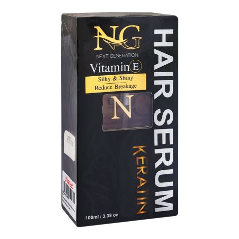 Next Generation Vitamin E Silky & Shiny Keratin Hair Serum, 100ml