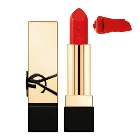 Yves Saint Laurent Rouge Pur Couture Satin Color Lipstick, R4 Rouge Extravagance, 3.8g