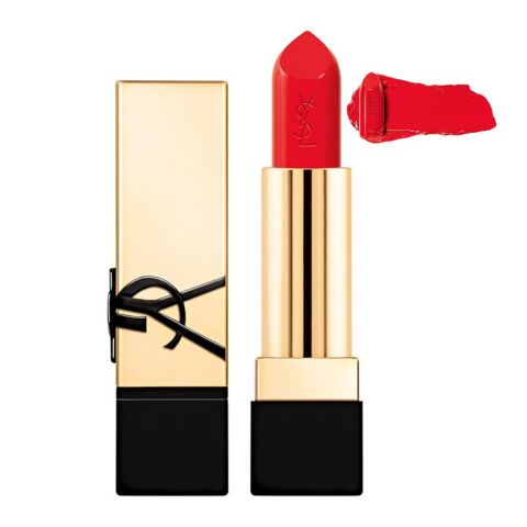Yves Saint Laurent Rouge Pur Couture Satin Color Lipstick, R12 Rouge Feminin, 3.8g