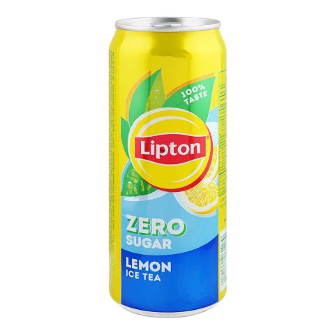 Lipton Ice Tea Lemon Zero Sugar Can, 320ml