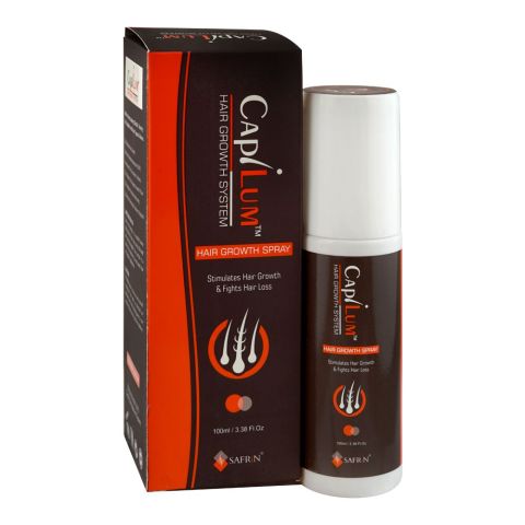 Safrin Skin Care Capilum Hair Growth Spray, For All Types Of Hair, 100ml
