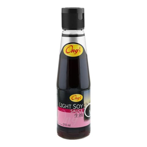 Ong's Light Soy Sauce, 210ml
