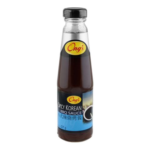 Ong's Spicy Korean BBQ Sauce, 227g