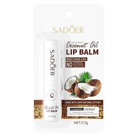 Bioaqua Nourishing Coconut Oil Moisturize Lip Balm, SD04407, 2.7g