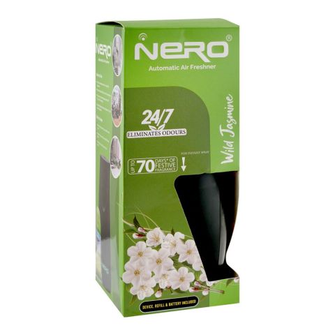 Nero Automatic Air Freshener Machine, Wild Jasmine, With Device, Refill & Battery