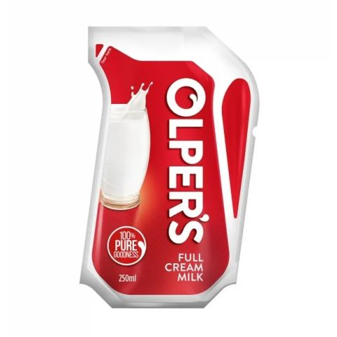 Olper's Full Cream Milk Pouch, 250ml