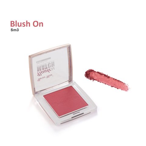 Swiss Miss Flawless Match Natural Finish Blush, SM003 Romantic Pink, 11g
