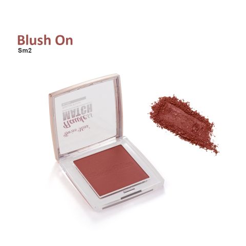 Swiss Miss Flawless Match Natural Finish Blush, SM002 Glamorous Rose, 11g