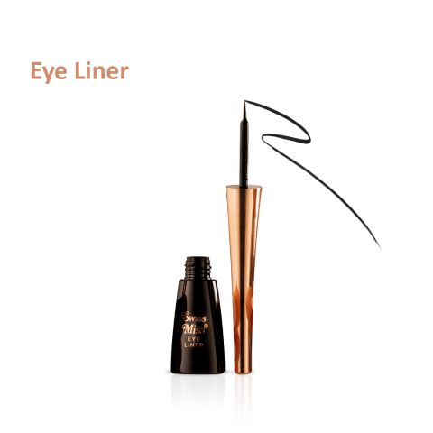 Swiss Miss Water Resistant Long Lasting Deep, Black Eyeliner