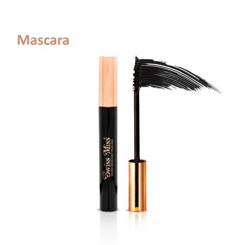 Swiss Miss Water Resistant Long Lasting Deep, Black Mascara