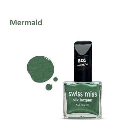 Swiss Miss Silk Lacquer Nail Enamel, 601 Mermaid