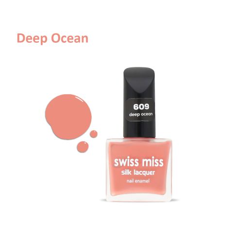 Swiss Miss Silk Lacquer Nail Enamel, 609 Deep Ocean