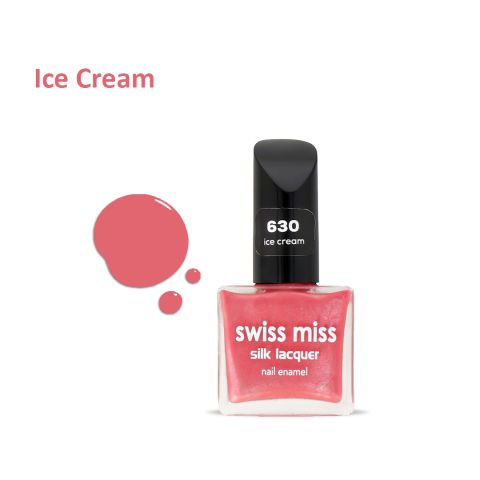 Swiss Miss Silk Lacquer Nail Enamel, 630 Ice Cream